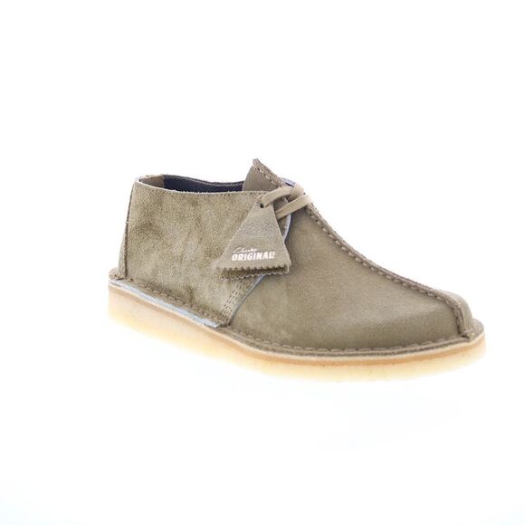 Clarks Mens Desert Trek Green Boots (NWT) - Picture 2 of 7